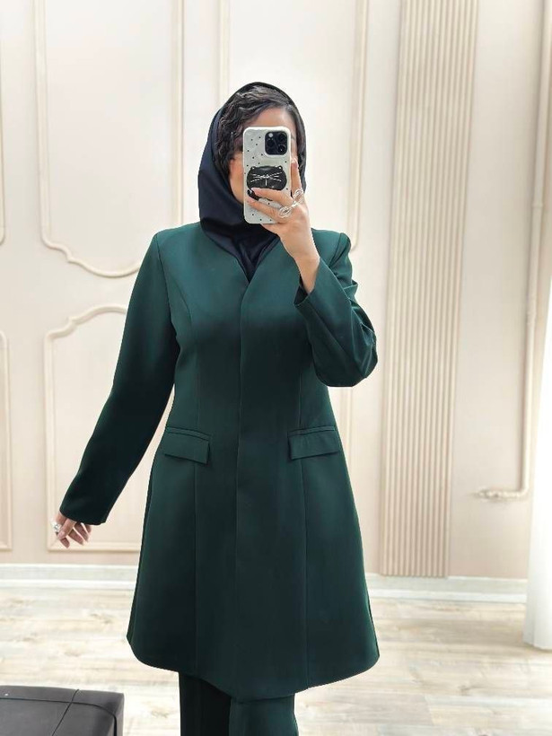مانتو وشلوار اداری مرجان سایز ۳۸ تا ۴۸