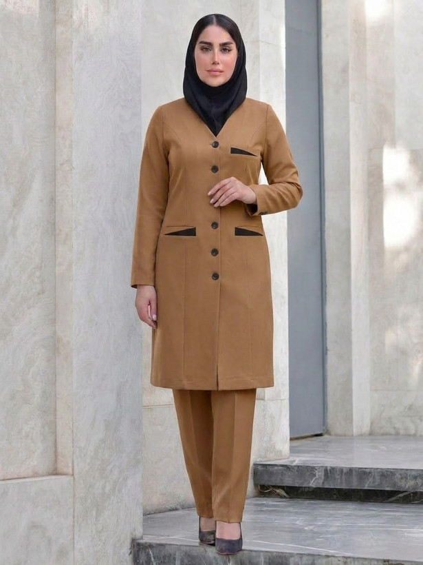 مانتو و شلوار اداری تینا سایز ۳۸ تا ۵۲
