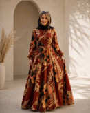 پیراهن قواره بزرگ خاتون سایز ۴۸ تا ۵۲و ۵۴ طبق دورسینه تا ۱۳۰