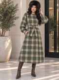 کفتان چارخونه موهردار سایز ۳۸ تا ۴۶ و ۴۸ ریز طبق توضیحات دورسینه