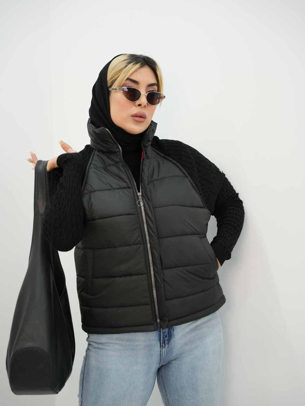 پافر سرشانه بافت سایز ۳۸ تا ۴۶