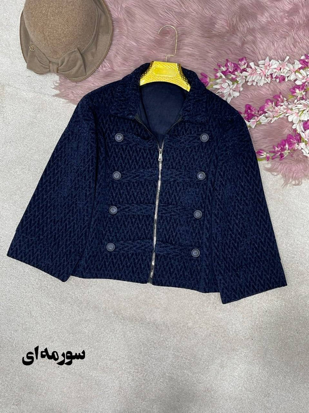 جکت مخمل الگانت مخمل لمزور پاییزه سایز ۳۸ تا ۴۸