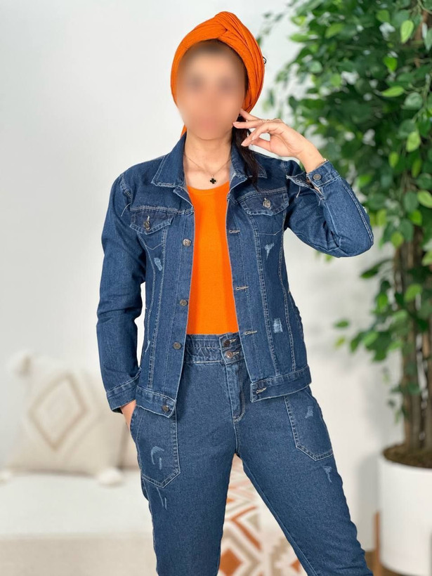 کت جین کوتاه سایز ۳۶ تا ۴۴